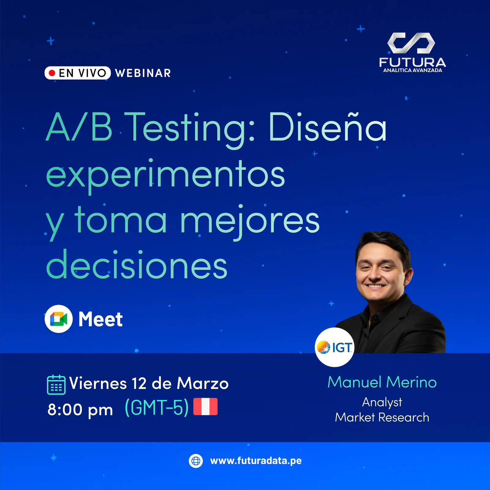 Webinar 2 — A/B Testing con Manuel Merino